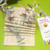 Non solo libri: i bambini possono cimentarsi in piccoli lavori creativi come questo libro pop-up, reso cio� tridimensionale con opportune pieghe delle pagine